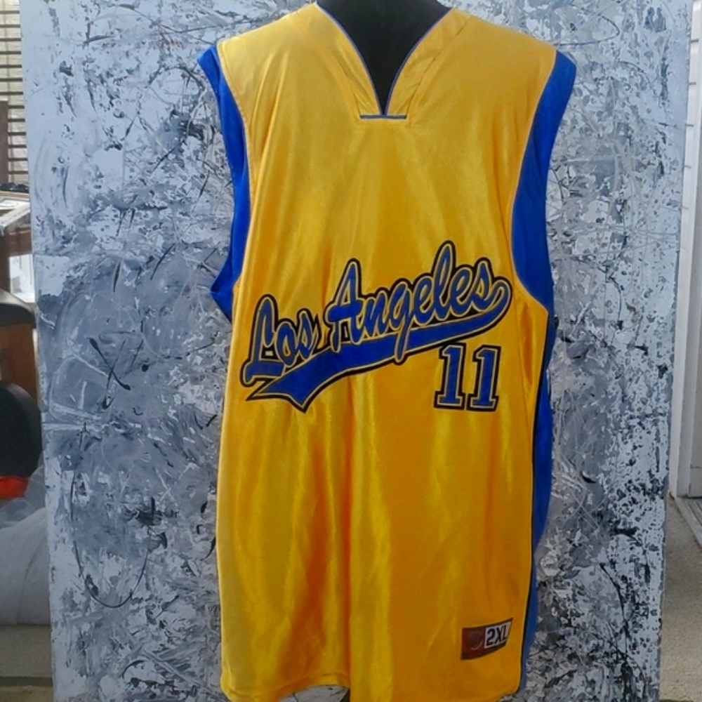 Urban Jeanswear Los Angeles mens retro basketball jersey